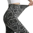 thumbnail image 6 of Fsqjgq Womens Leggings Fish Scale Printed Full Length High Waisted Yoga Pants Plus Size Lift Hiking Tights Workout Leggings M Grey, 6 of 7