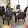 thumbnail image 2 of Spider Halloween Chair Slipcover,Web Black Chair Covers Set of 4, High Stretch Washable Chair Protector Cover for Dining Room, Kitchen,Home Party,Wedding Ceremony(Spider,4PC), 2 of 7