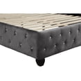 thumbnail image 6 of Sophia King 4 Pc Tufted Upholstery Bedroom Set Made With Wood in Gray, 6 of 13
