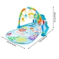 thumbnail image 6 of Lwlmwt Play Mat for Children Musical Learning Toys Tummy Time Activity Mat Features 5 Sensory Learning Functions for 0-3-6-12 Months Kids Suitable for Boys or Girls, 6 of 7
