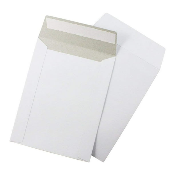 Rigid Cardboard Stay Flat Mailers 9.75" x 12.25" w/ Tear Tab28 pt