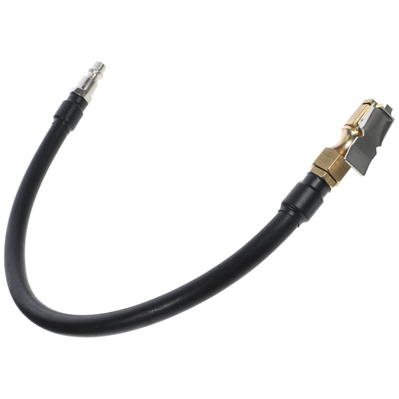 NIAIZEK Air Pump Hose Tire Inflator Attachment for Compressor Black Rubber 1Pack
