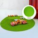thumbnail image 4 of Césped artificial redondo verde, alfombras de césped, césped artificial, césped artificial, jardín, casa de muñecas 15cm, 4 of 9