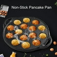 thumbnail image 5 of Sartén Takoyaki de Hierro Fundido con 15 Agujeros, Pulpos, Molde para Hornear Pequeño para Bolas de Panqueques, Poffertjes Takoyaki Banh Khot, 5 of 5