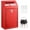 Red, variant on Cash Money Box with Slot – 10.2In Metal Donation Box with Lock for Cash Deposit,Wall Mounted Money Drop with Lock and Slot for Home/Farm/Office/Outdoors(Green)