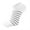 C-White848, variant on Toe Socks For Women 5 Pairs Five Finger Striped Breathable Crew Socks Low Cut Sports Sock