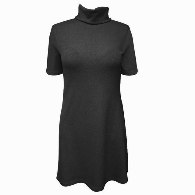 Vestido George para Dama Manga Corta Negro Talla G