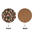 thumbnail image 2 of Xecao Edgehog and Mushrooms for MDF Cork Coaster 4 Pcs,Drink Coasters,Suit for House Warming Gifts New Home ,Coffee Table Decor-Round Shape, 2 of 7