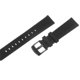 thumbnail image 3 of Rápido Desenganche Auténtico Cuero Reloj Banda 20mm Ancho Flor Vaca Cuero Reloj Correa para Hombres y Mujeres, Negro y Negro, 3 of 8