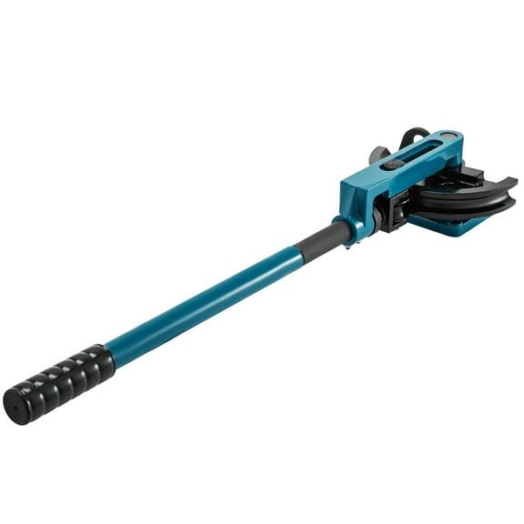Heavy Duty Manual Pipe Tube Bender, 3/8" to 1" Capacity, 7 Dies Included, for Steel/Metal/Copper Tubing, Ideal for Repair Shops & DIY, Blue