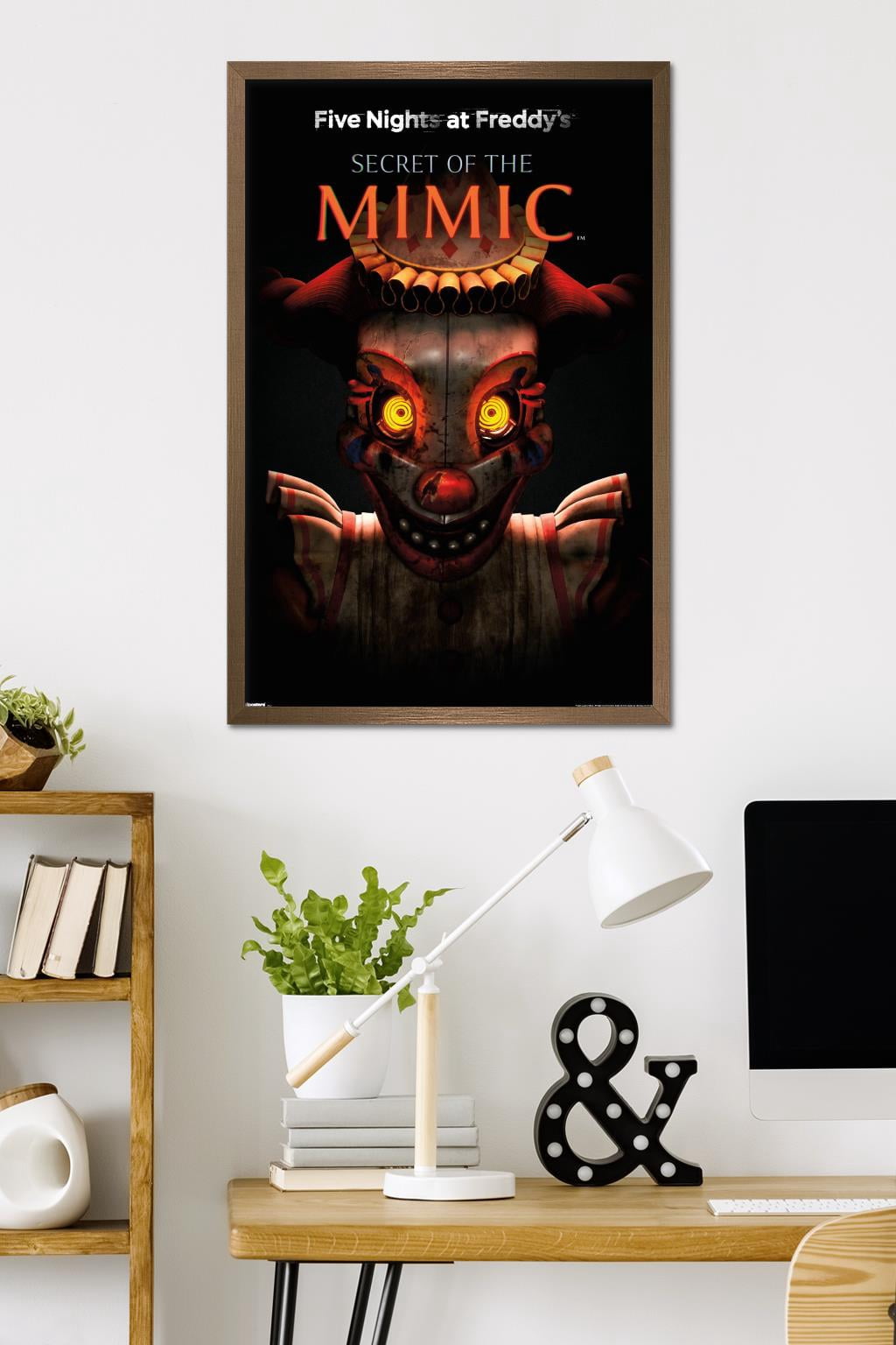 Five Nights At Freddy's: Secret of the Mimic (2025) - Cover Wall Poster, 22.375" x 34" Framed