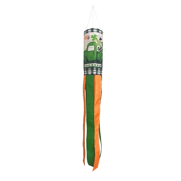Briarwood Lane St. Patrick's Day St Pats Pickup Windsock Wind Twister 40x6 For St. Patrick's Day Wind Spinner