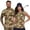Camouflage Hunting Duck, variant on Matching Golf Shirts for Couple Polynesian Plumeria Floral Quarter Zip Mens Hawaiian Shirt Moisture Wicking Suitable for Outdoor Sports Soft and Comfortable Lapel Design