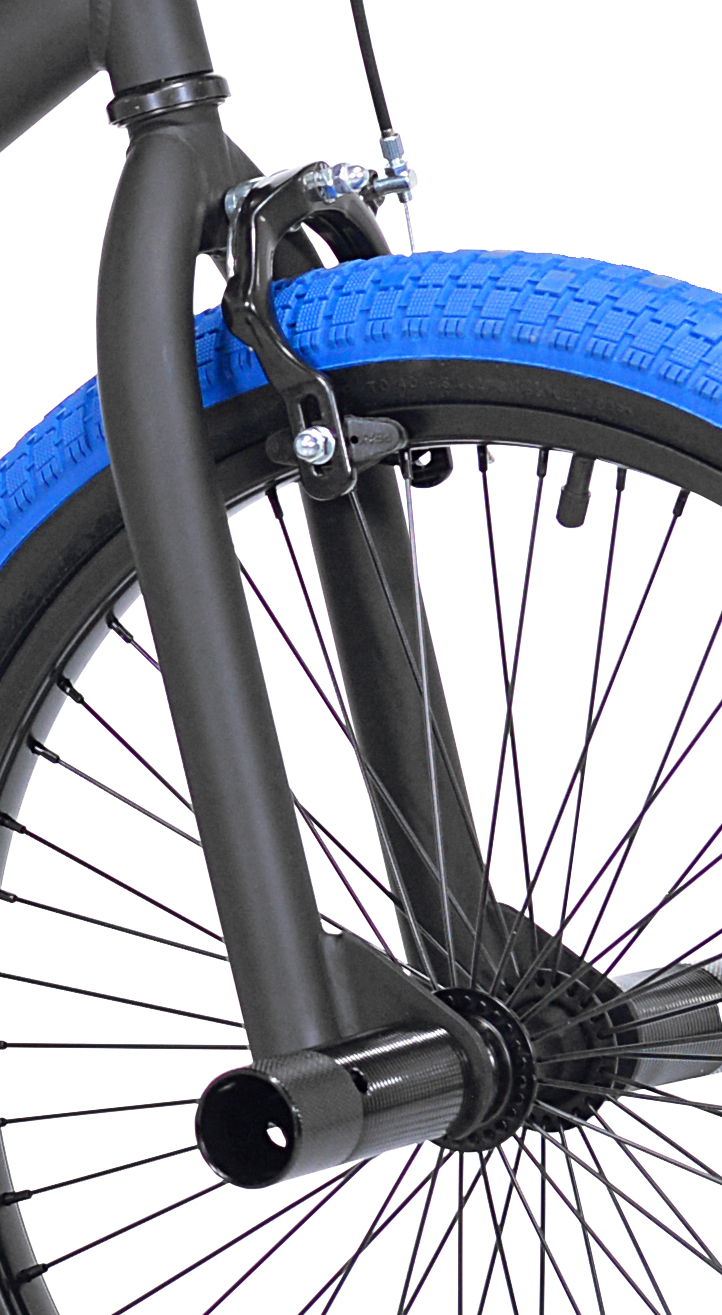 Kent Dread 20 Inch Boys BMX Bike, Blue/Black photo 2