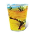 thumbnail image 2 of Puzzled Multi-colored Gecko Full Shot Glass, 1.70 Oz. Tequila Cocktail Whisky Vodka Unbreakable Glassware Novelty Shooter Glasses Handcrafted Drinkware Wildlife Reptile Themed Home & Bar Accessory, 2 of 3
