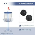 thumbnail image 4 of CoSoTower 24-Chain Portable Practice Basket for Disc Golf Target Stand Easy Assembly & Lightweight Basket w/ Carry Bag Deep Blue, 4 of 7