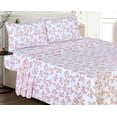 thumbnail image 2 of Cotton Sheets Crispy Cooling Percale Sheets for King Size Bed Breathable & Durable Cal King Sheet Set es Deep Pocket Bed Sheets Stripes Pieces, 2 of 9
