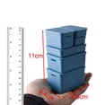 thumbnail image 4 of Caja de almacenamiento Macarena portátil con tapa organizador de Juguetes azul mini estuche de almacenamiento, 4 of 8