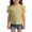 Light Yellow, variant on EnJoCho Girls Tops Ruffl𝖾 Short Sleeve Spring Fashion Shirts Casual Soli𝖽 Crew Neck Lightweight Shirts Summer Active Cute Tops Teen Girls Plain Tops Back-To-School