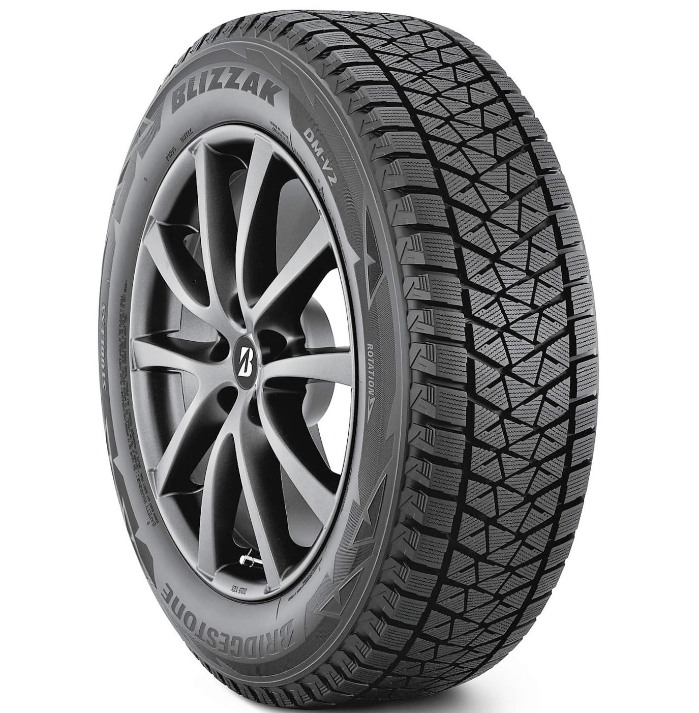 Bridgestone Blizzak DM-V2 Winter Tire - 255/55R18 109T XL