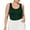 Green, variant on breaise Women Plus Size Cami Tank Top Sleeveless Strappy Y2K Camisole Slim Fit Basic Summer Tshirt Basic Tight T Shirts XL-5XL