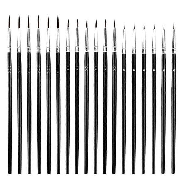 30pcs Detail Painting Brush Set Miniature Painting Brush Fine Paint Brush Artist Supplies