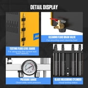 AUTOOL Automotive Fuel Injector Tester Cleaner 110V/220V 4 Cylinder Ultrasonic Wave Fuel Injector Clean Machine W/ Smart Control Panel for Cars Motorcycles