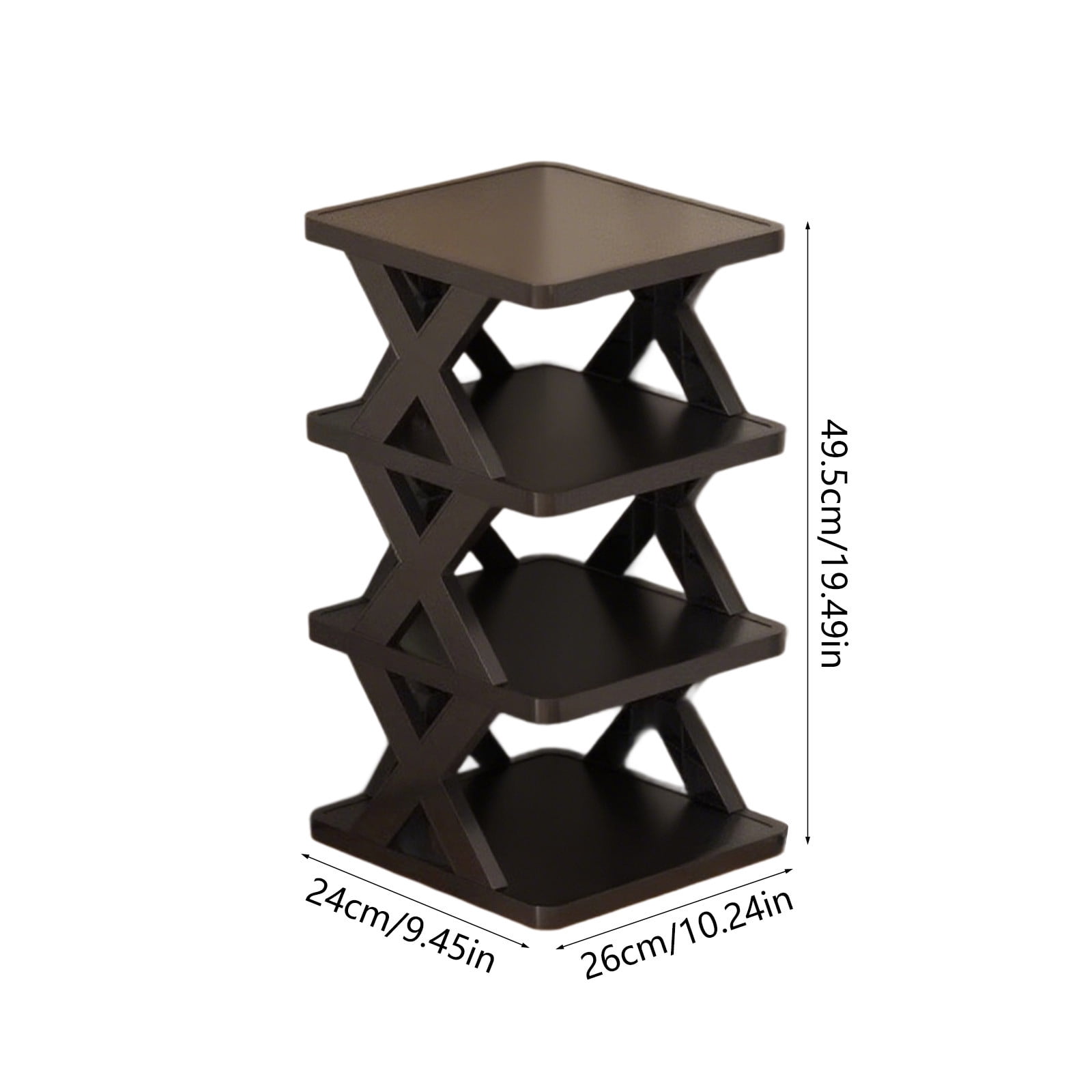 Shoe Rack Shoe Cabinet Shoe Storage, Plastic Folding No-Installation Rack - Space-Saving Storage For Home Dorm