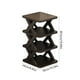 thumbnail image 3 of Plastic Folding Shoe Rack Storage Organizer Cabinet 12-pair Capacity Space Saving Design No Assembly Required for Closet Dorm Entryway, Ukhbmc, 3 of 9