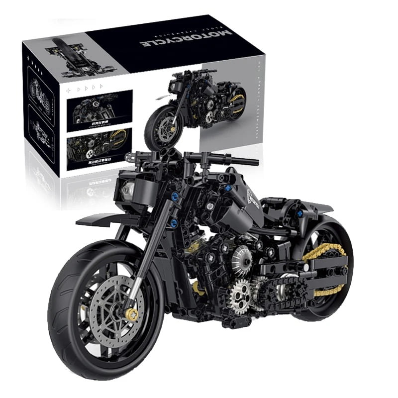 Harley Davidson Motorbike Building Model compatible with LEGO Bike Blocks Moto Road Racer Bricks 586 Pieces Walmart