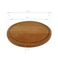 thumbnail image 5 of Casual Home Delice Cherry Round Cutting Board with Juice Drip Groove, 5 of 13