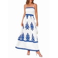 thumbnail image 2 of Vestido de Tirantes Finos con Estampado Floral y Bolsillos, , Talla XL, 2 of 5