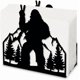 thumbnail image 1 of Servilleteros de Sasquatch para mesas, porta servilletas de Sasquatch y bosque, servilletero de cocina, dispensador de servilletas de metal, decoración práctica, 1 of 9