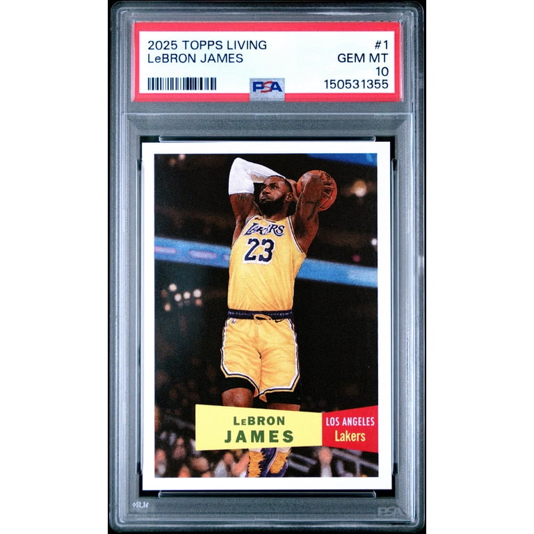 lebron james graded cards Amazon.com: 2003 Upper Deck Box Set Rookie Basketball Card RC #25 PSA 9 : Collectibles & Fine Art Graded 2025 Topps Living LeBron