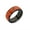 Basketball Style, variant on Rotating Rings for Men and Women Stainless Steel Size 13 Black Soccer Football Basketball Baseball Rugby Sports Personalized Simple Orange Red Colorful Jewelry Football Style Size 12