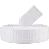 Polyester White Karate Jiu Jitsu Belt Polyester Martial Arts Belt Judo Jiu-Jitsu TKD Aikido Uniform Ranking Belt Long Soft Universal Fit Belts Taekwondo for Men Women Sports Training Equipment 9.2ft