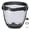 Black, variant on Kilougeis Face Shield for Weed Whacking, High quality face mask, Anti-fog Protective Full Face Mask,Full Face Shield for Grinding and Cutting,Plastic Face Mask for grinding and cutting Clearance