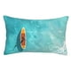 thumbnail image 1 of Fotbe Tranquil Ocean Canoe Journey Funda de Almohada Decorativa Estilo Occidental, Lujo en Algodón, Fundas para Almohadas King, Cojín Estampado para Decoración del Hogar-16"x24", 1 of 6