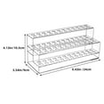 thumbnail image 2 of FONDOTIN 2pcs Desktop Storage Rack Plastic Clear For Home Use Stationery, 2 of 8