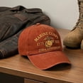 thumbnail image 4 of Giaone Marine Corps 250th Anniversary Baseball Cap, Embroidered Design with and Adjustable Strap for Daily Wear, 4 of 9