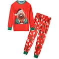 thumbnail image 2 of SSLR Family Matching Christmas Pajamas Sets Xmas Sleepwear Nightwear 2-Piece Pjs Tops+Pants, 2 of 8