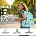 thumbnail image 6 of DISNIMO Stationery Print Large Capacity School Backpack, Multi Compartments with Side Mesh Pockets, Durable Bookbag for Elementary & Middle School Students Daily Use, 6 of 7
