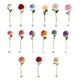 thumbnail image 5 of Yuarrent Flor de simulación de buena sensación de mano de 10 piezas para decoración de hogar o fiesta apariencia realista Artificial Decoración champán, 5 of 6
