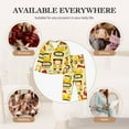 thumbnail image 4 of Uemuo Funny Construction Vehicles Pattern Womens Pajama Sets,PJ Set for Women,Pajamas for Women Logo,Long Sleeve Pajama Set for Women,Soft Long Sleeve Top With Pants-, 4 of 9