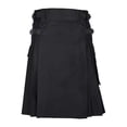 thumbnail image 2 of ZenCart Men's Kilt Traditional Scottish Utility Kilts with 2 Pockets Casual Irish Tartan Skirts with Faux Leather Straps for Weddings Highland Game, 2 of 8