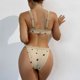 thumbnail image 4 of Traje de baño para mujer, espalda descubierta, correas anchas regulables para los hombros, cintura Regular, diseño hueco, traje de baño informal de moda, color tostado claro L, 4 of 8