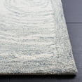 thumbnail image 3 of SAFAVIEH Micro-Loop Darien Geometric Area Rug, Grey/Ivory, 5' x 5' Square, 3 of 8