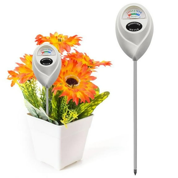 Soil Moisture Meter for Plants - Easy-to-Read Hygrometer Sensor for Indoor Outdoor Gardening Farming - No Battery Required Water Monitor Tester with 10-Inch Probe for Potted Plants Lawns