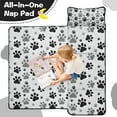 thumbnail image 4 of Grey Dog Paw Footprint Toddler Nap Mats for Kids Preschool,Sleeping Mat Bag or Kids,Toddler Sleeping Bag,Toddler Nap Mat or Daycare, 4 of 6