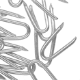 thumbnail image 2 of 200 Pcs Steel Wire Fencing Staples ,U-Shaped Fasteners Nails for Wire Mesh and Woven Fencing, 2 of 6